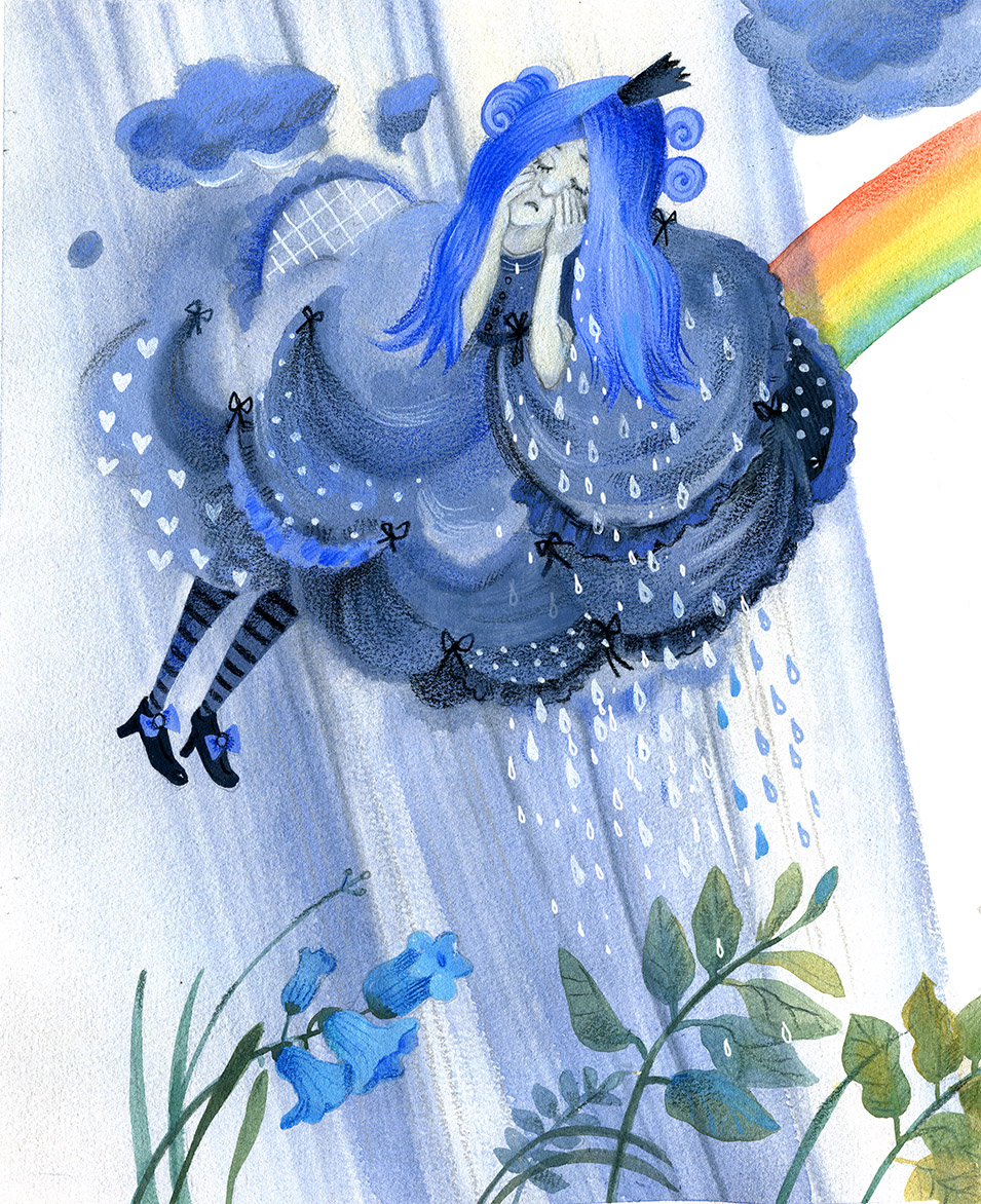 "Туча - это заколдованная принцесса, которая живёт на небе. А дождь - это слёзы принцессы." Из рассказа Владимира Степанова