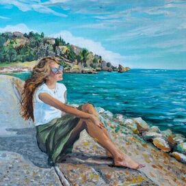 Портрет маслом. 2025 год. Холст, масло. Размер 50×40