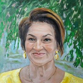 Портрет маслом на холсте. Размер 65×50