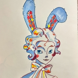 Девочка-зайка