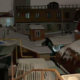 вид с балкона