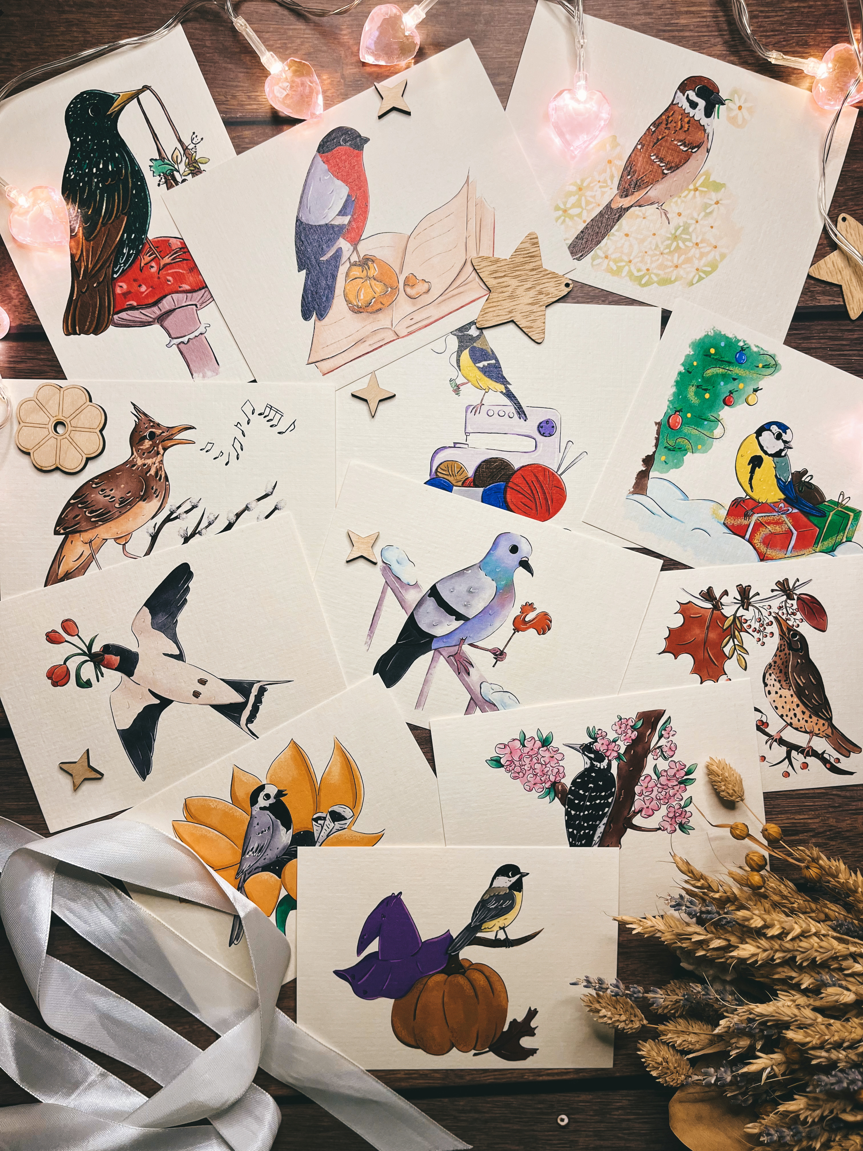 Открытки с птицами