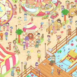 Виммельбух "Набережная"