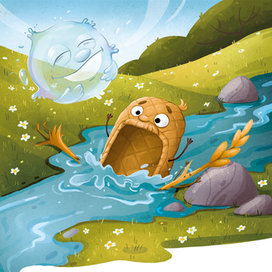 Пузырь, соломинка и лапоть