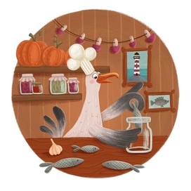 Чайка и заготовки на зиму