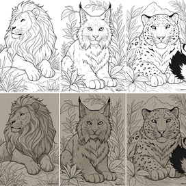 Раскраска/Книжная иллюстрация