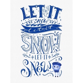 Новогодний леттеринг