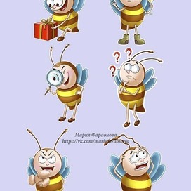 Стикерпак "Пчелки-7" 