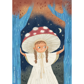Девочка-мухоморчик