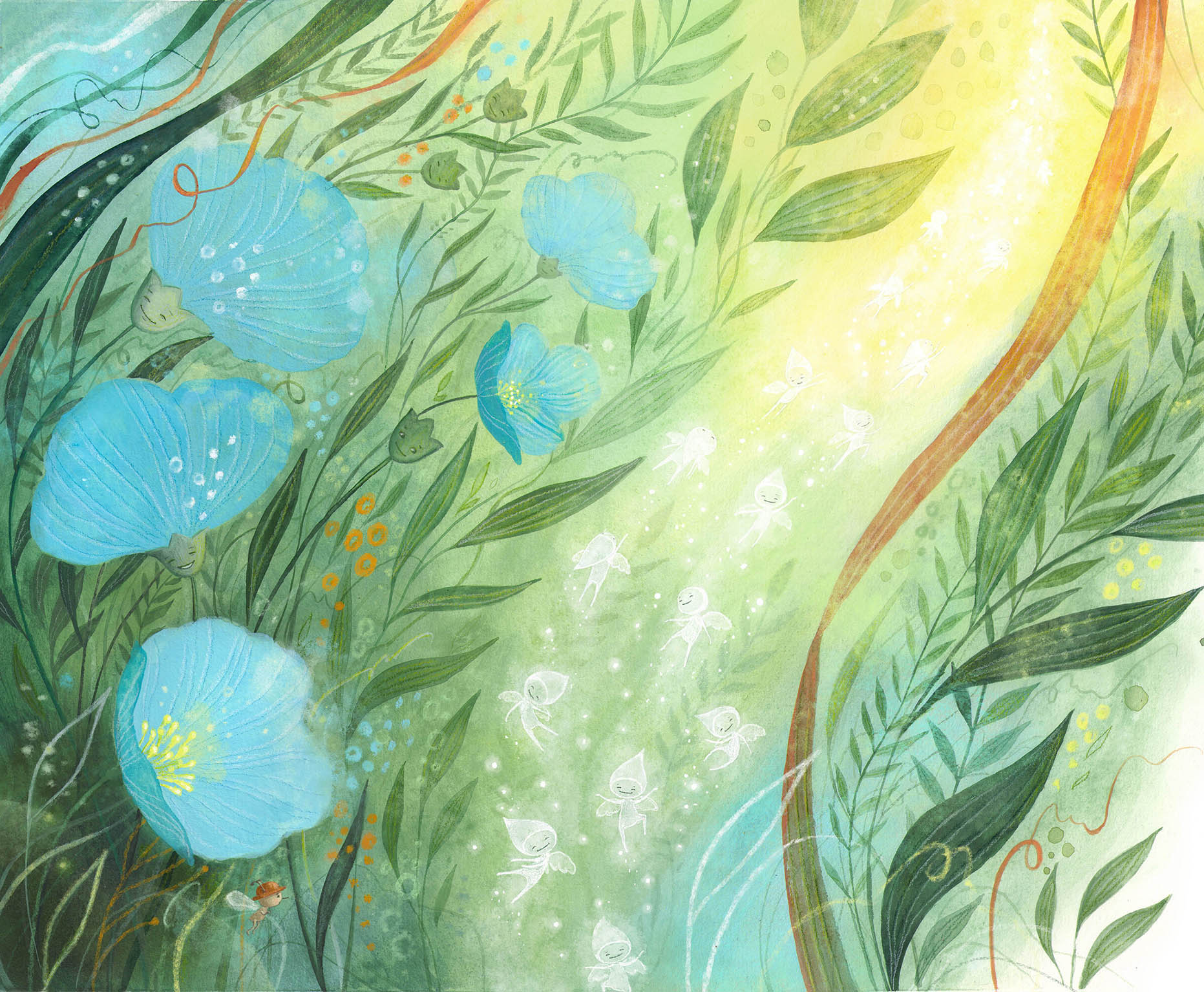 В путь (К сказке "Лён")