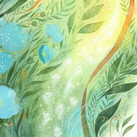 В путь (К сказке "Лён")