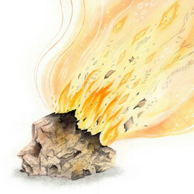 Пламя (К сказке "Лён")