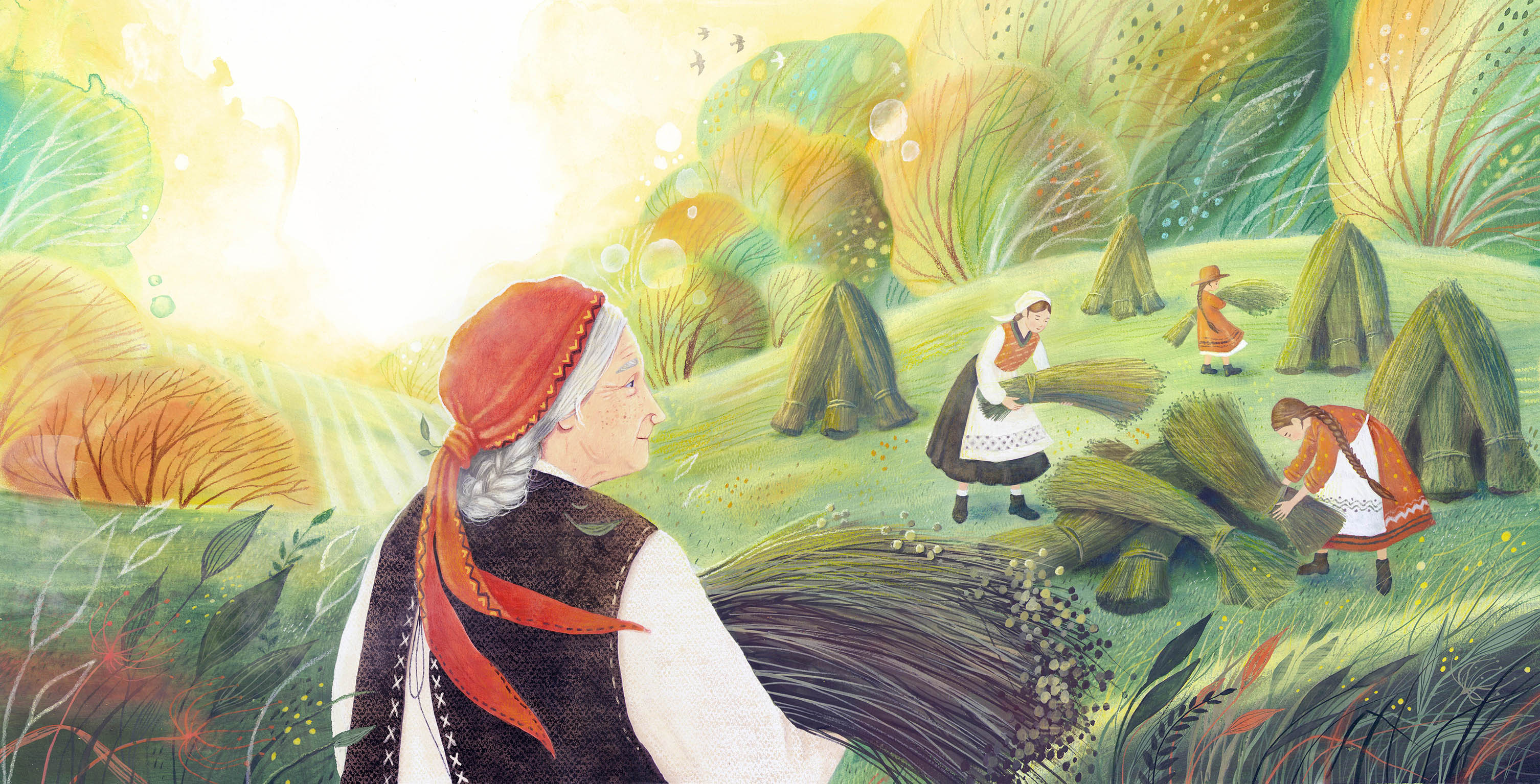 Урожай (К сказке "Лён")