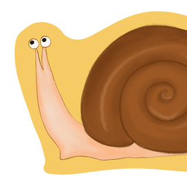 улитка для азбуки