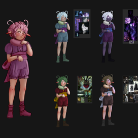 Концепт арт. Бескрылая моль