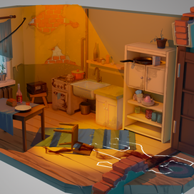 Локация "Кухня в коммуналке"