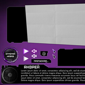 Интерфейсы для хоррор визуальной новеллы