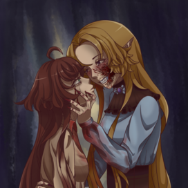 Арт вдохновленной игрой "Pocket Mirror ~ GoldenerTraum"