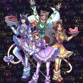 Кошки девочки 