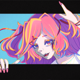 Фан-арт Нацуки из Доки Доки