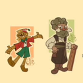 Дизайн персонажей - "Золотой Ключик"