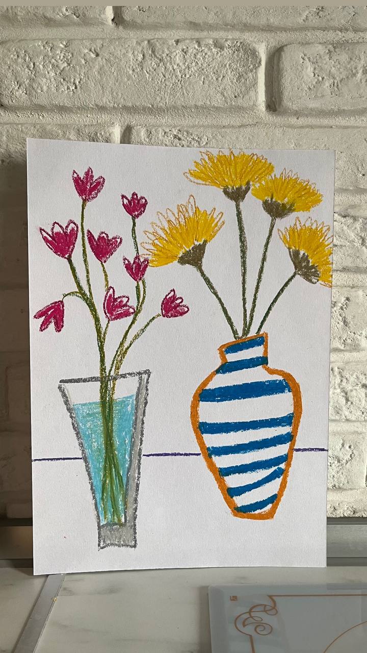 Одуванчики. тюльпаны