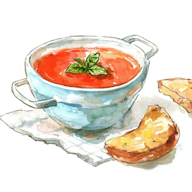Томатный суп
