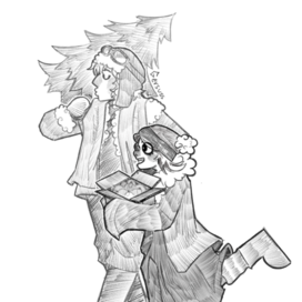 Новогодняя иллюстрация 