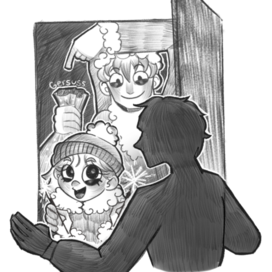 Новогодняя иллюстрация 