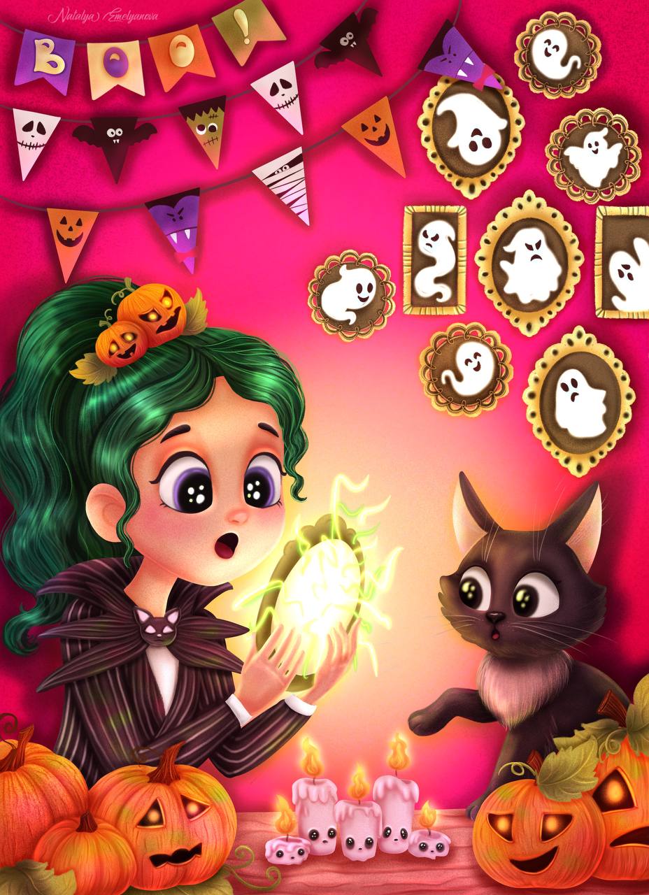 Волшебное зеркало на Хэллоуин