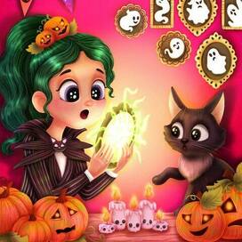 Волшебное зеркало на Хэллоуин