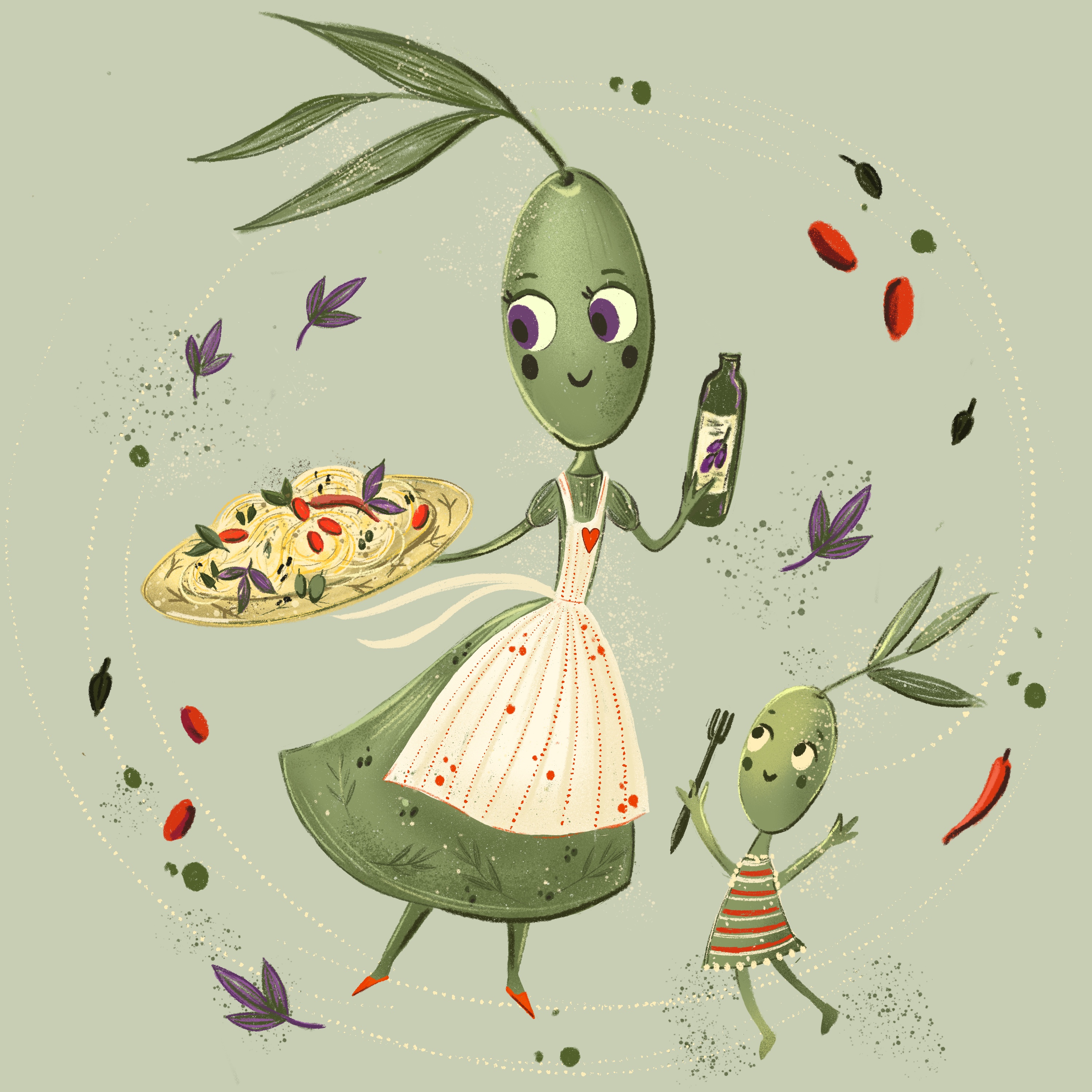 Персонаж для ресторана итальянской кухни