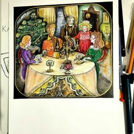 Иллюстрация к роману Маргарет Митчелл "Унесённые ветром", 1936 