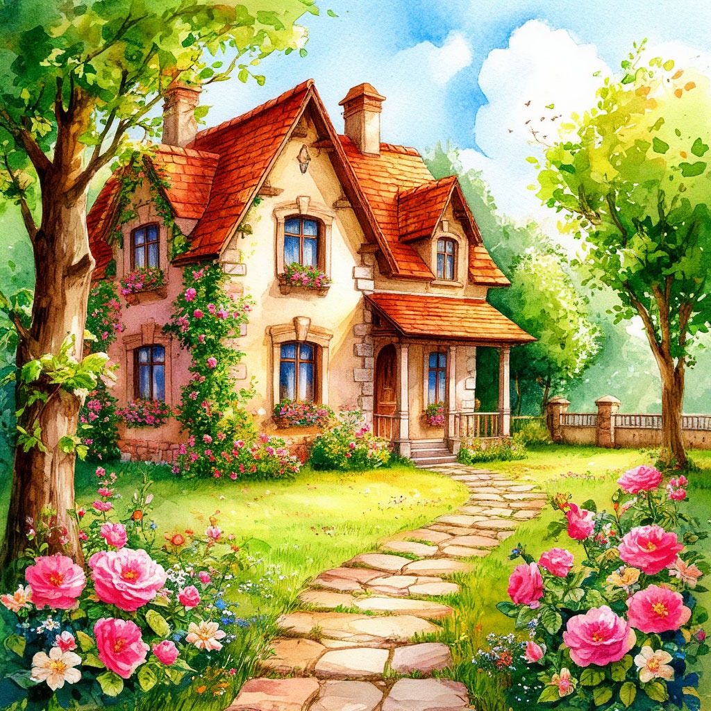 Сказочно красивый дом.