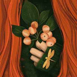 Букет из яблок