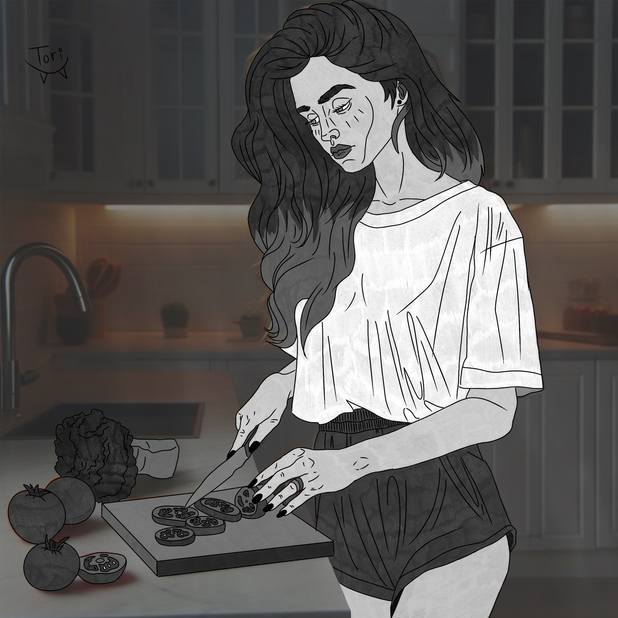 Инктобер 2025 27. Лук