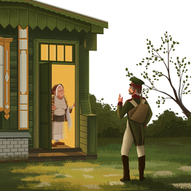 Иллюстрации к сказке "Каша из топора" (1)