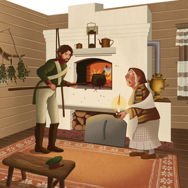 Иллюстрации к сказке "Каша из топора" (2)