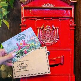 Иллюстрация для кафе "Упитанный енот"