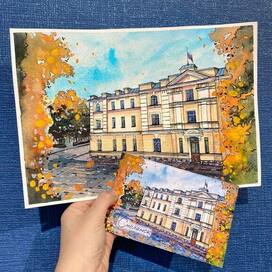 Иллюстрация для открытки