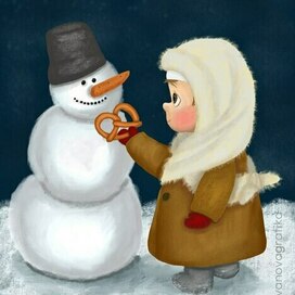 Голодный снеговик