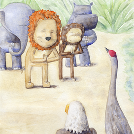 Иллюстрация к книге "Wisdom tales from Gita for children"