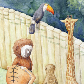 Иллюстрация к книге "Wisdom tales from Gita for children"