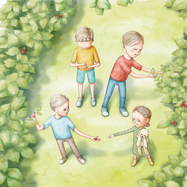 Иллюстрация к книге "Brambles and Beyond"