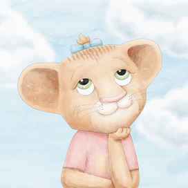 Иллюстрация для обложки книги "It's not because of me"