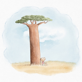 Иллюстрация для книги "It's not because of me"