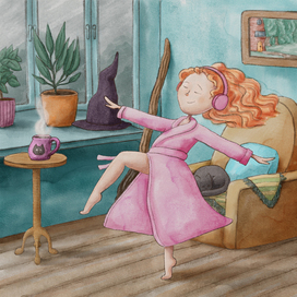 Иллюстрация для челленджа в Instagram