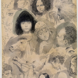 Наброски. 20 x 28 cm.