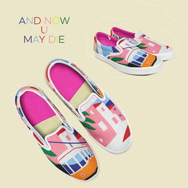 дизайн-концепт летних слипонов