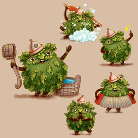 Бред-персонаж / Маскот для бани Распарыч